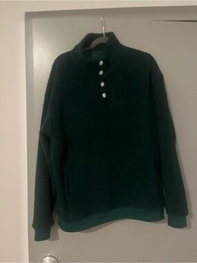 Outdoor Voices Men’s Wool Megafleece - Size Large Green